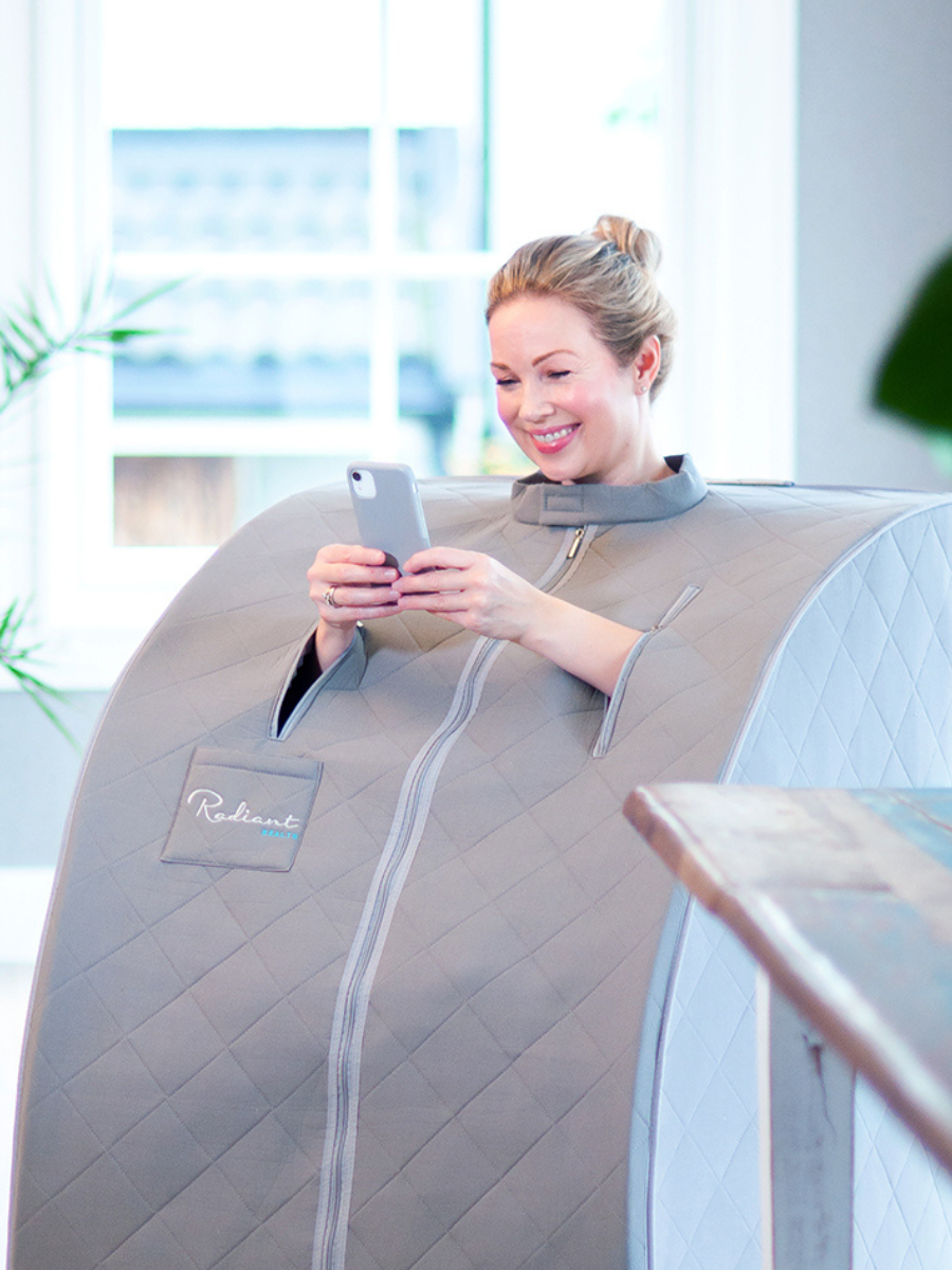 Radiant Health IR SaunaPod Basic Bamboo Stone