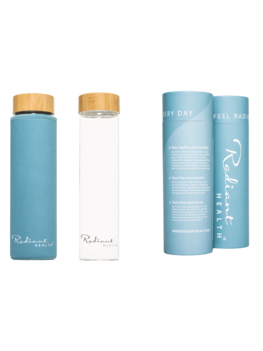 Radiant Health® Drikkeflaske i Glass